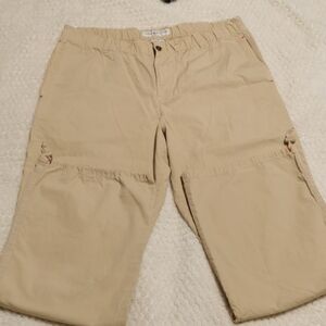 Tommy Hilfiger Men's Khaki Convertible Cargo Pants